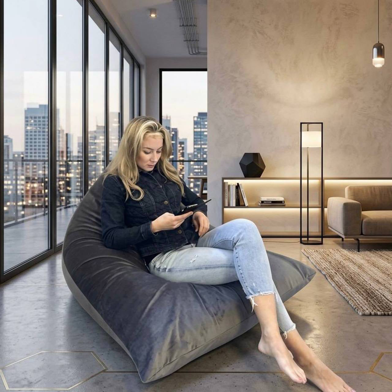 Adult Lounge Beanbag Style CA141 - Beanbag Montreal