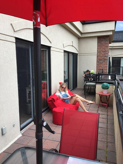 1 housse externe et 1 housse interne vide, REMPLISSAGE NON INCLUS* Bean Bag Polyester Outbag Extérieur, Multiposition #CA777OH-Beanbag Montréal
