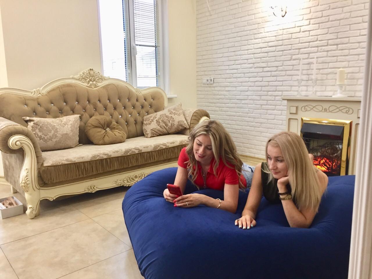 Beanbag for two Oval, XXL Multi-position style CA226