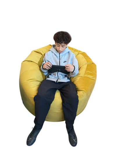 1 housse externe et 1 housse interne vide, REMPLISSAGE NON INCLUS* Pouf Géant style CA199H-Beanbag Montréal