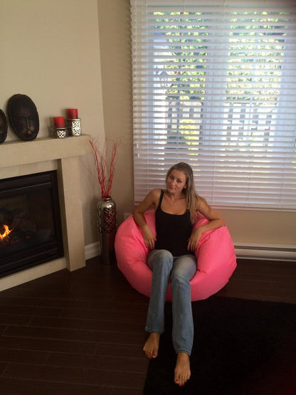 1 housse externe et 1 housse interne vide, REMPLISSAGE NON INCLUS* Beanbag Junior Ovale Multipositions style CA111H-Beanbag Montréal