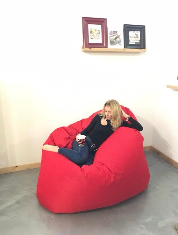 Beanbag pour deux Ovale, XXL Multipositions style CA336
