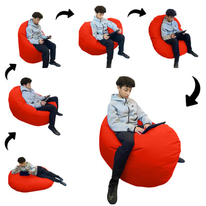1 outer cover and 1 empty inner cover, FILLING NOT INCLUDED* Adult Oval Beanbag, Large Multi-position style CA117H-Beanbag Montreal