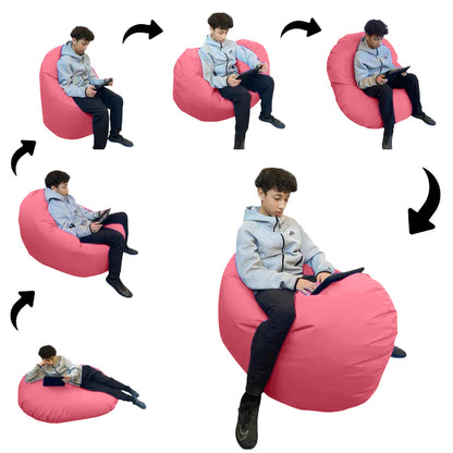 1 outer cover and 1 empty inner cover, FILLING NOT INCLUDED* Adult Oval Beanbag, Large Multi-position style CA117H-Beanbag Montreal