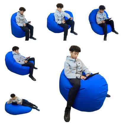 1 outer cover and 1 empty inner cover, FILLING NOT INCLUDED* Adult Oval Beanbag, Large Multi-position style CA117H-Beanbag Montreal