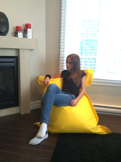 1 housse externe et 1 housse interne vide, REMPLISSAGE NON INCLUS* Beanbag Junior Multipositions style CA666H-Beanbag Montréal