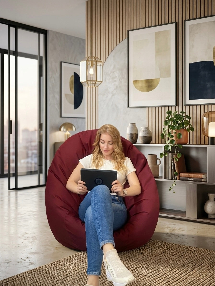 1 outer cover and 1 empty inner cover, FILLING NOT INCLUDED* New! Ergonomic Beanbag Pear Style CA198H XL