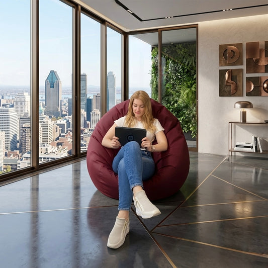 New! Ergonomic Pear Beanbag CA198 XXL Style
