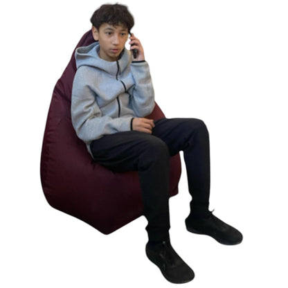 1 housse externe et 1 housse interne vide, REMPLISSAGE NON INCLUS* Beanbag Poire style CA105H Moyen-Beanbag Montréal