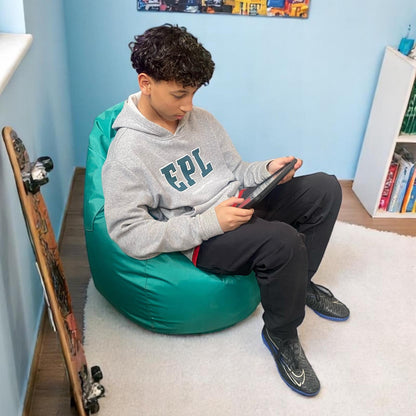 1 housse externe et 1 housse interne vide, REMPLISSAGE NON INCLUS* Beanbag Poire style CA102H Petit-Beanbag Montréal