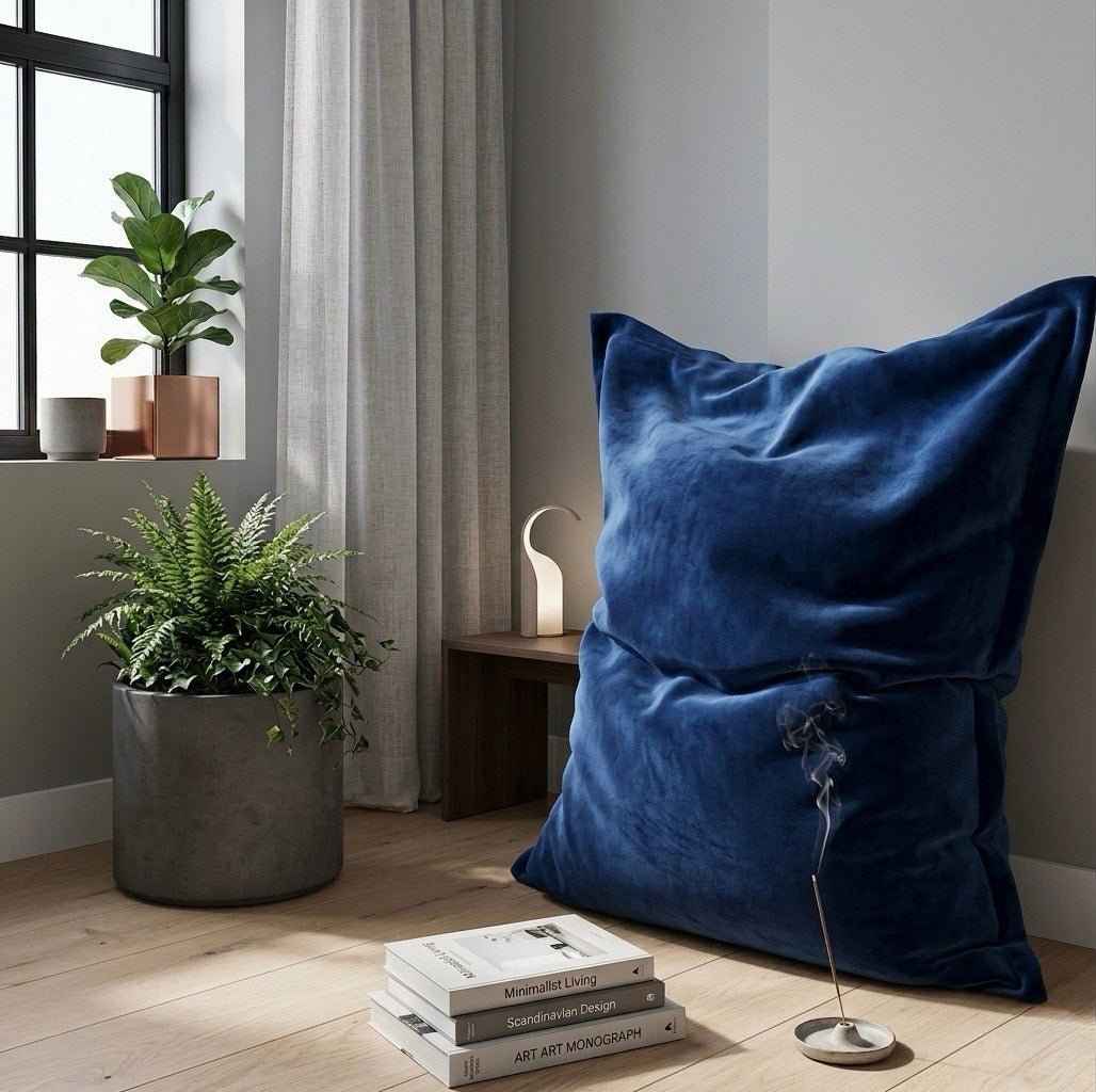 Bean bag, Classic Adult XL Multi-position Pouf, Style CA777-Beanbag Montreal