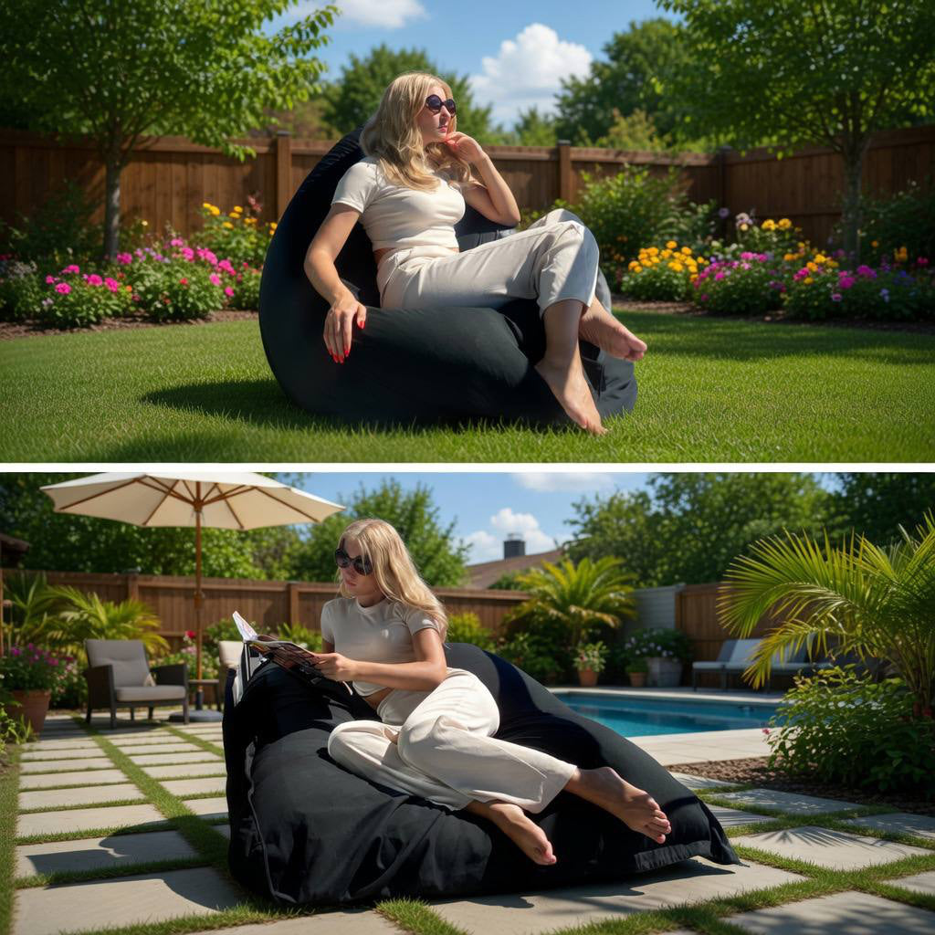 Beanbag Outbag Premium pour extérieur Multipositions Adulte style CA777P-Beanbag Montréal