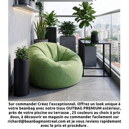 Pear-shaped beanbag CA135 XXL - Beanbag Montreal