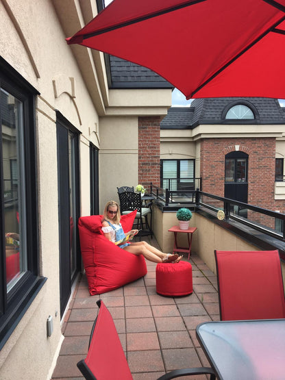 1 housse externe et 1 housse interne vide, REMPLISSAGE NON INCLUS* Bean Bag Polyester Outbag Extérieur, Multiposition #CA777OH-Beanbag Montréal