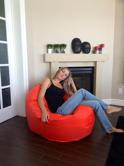 1 outer cover and 1 empty inner cover, FILLING NOT INCLUDED* Adult Oval Beanbag, Large Multi-position style CA117H-Beanbag Montreal