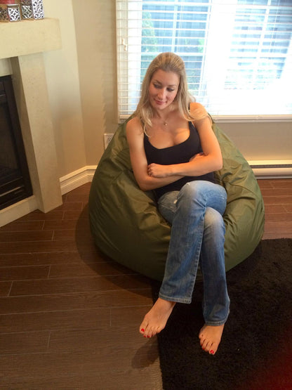 1 housse externe et 1 housse interne vide, REMPLISSAGE NON INCLUS* Beanbag Poire style CA101H XL-Beanbag Montréal