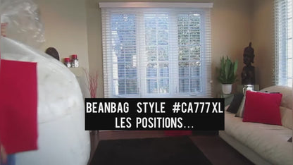 1 outer cover and 1 empty inner cover, FILLING NOT INCLUDED* Large Adult Multi-Position Beanbag style CA999H-Beanbag Montreal