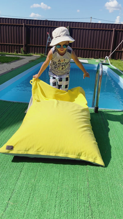 1 housse externe et 1 housse interne vide, REMPLISSAGE NON INCLUS* Beanbag Piscine Junior style CA189H-Beanbag Montréal