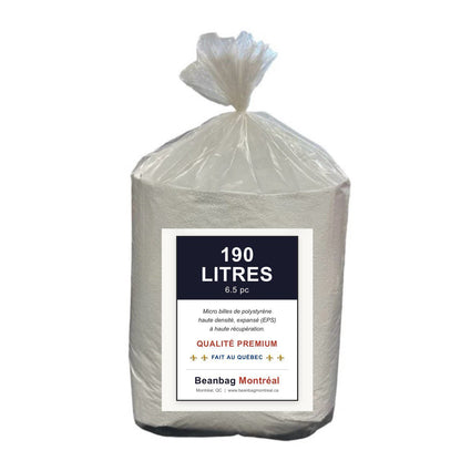 190-Liter / 6.5-Cubic Foot Beanbag Refill - Beanbag Montreal